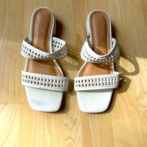 White Rachel Zoe heels